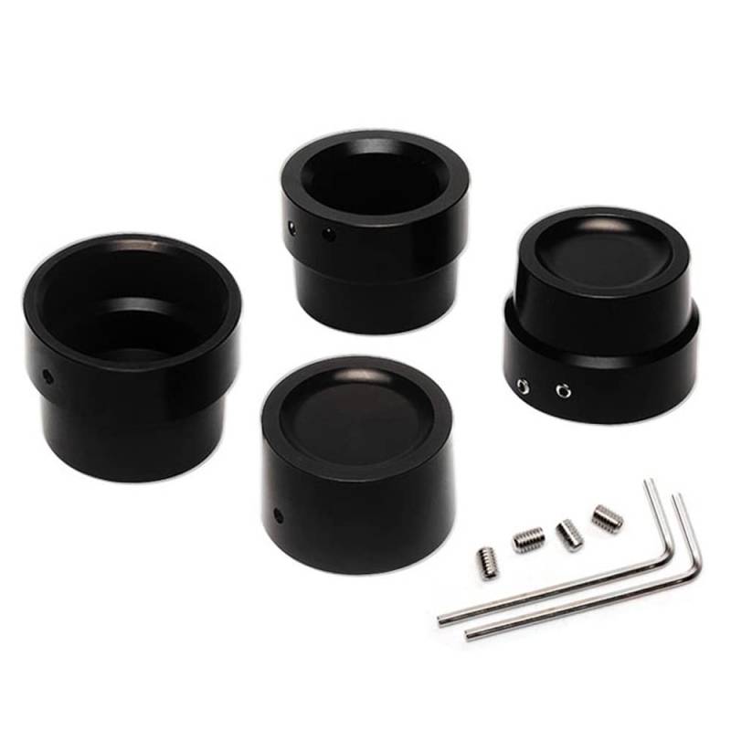 Achsabdeckung kompatibel für Harley Sportster Forty-Eight 48 10-20 AD7 Set schwarz von Craftride