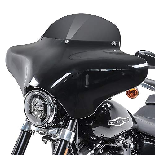 Batwing Verkleidung + Windschild M kompatibel mit Harley Davidson Road King BD8 von Craftride