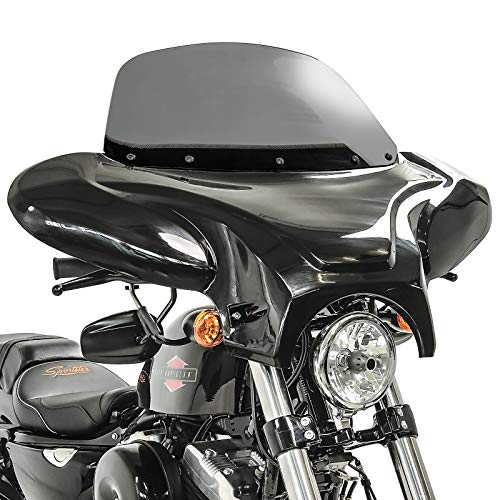 Batwing Windschild für Honda Shadow VT 750 C Verkleidung rauchgrau von Craftride