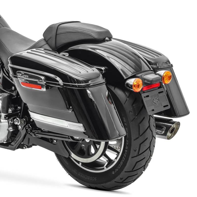 Motorrad Koffer für Chopper Bagger Satteltaschen Craftride SC6 von Craftride