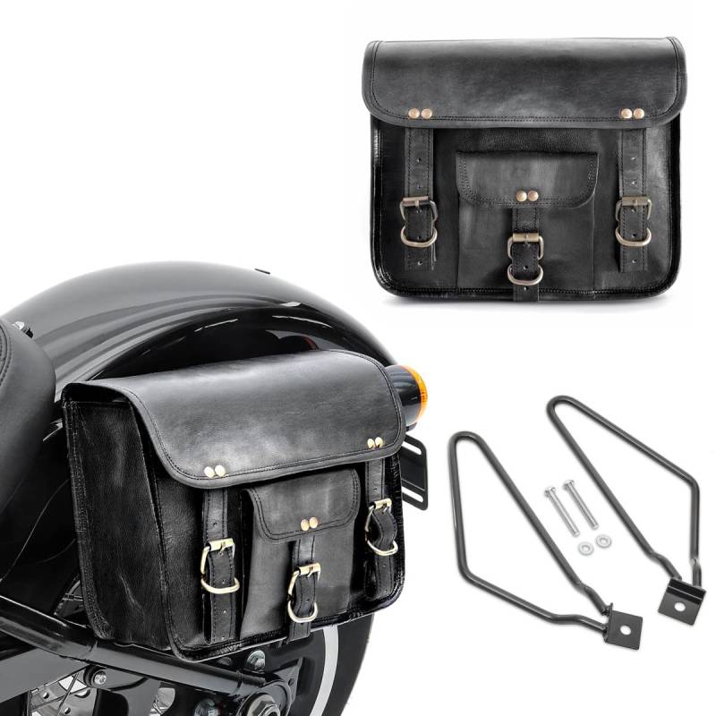 Satteltaschen SVS + Halter für Kawasaki Vulcan S / Café von Craftride