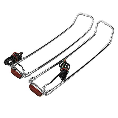 Seitenkoffer-Reling LED für Harley Davidson Electra Glide Classic 93-12 Chrom von Craftride