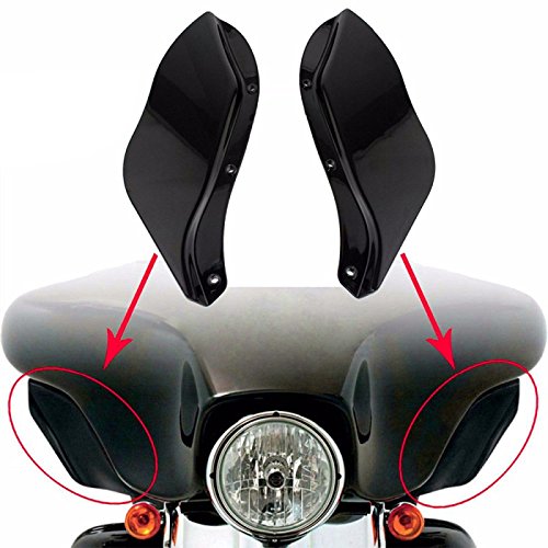 Seitlicher Spoiler für Harley Davidson Electra Glide Standard 96-10 schwarz von Craftride