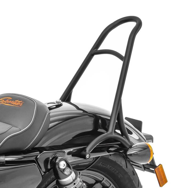Sissy Bar für Harley Davidson Sportster 883 (XL 883)/ Custom (XL 883 C)/ Iron (XL 883 N)/ Low (XL 883 L)/ R Roadster (XL 883 R)/ Superlow (XL 883 L) Craftride schwarz von Craftride