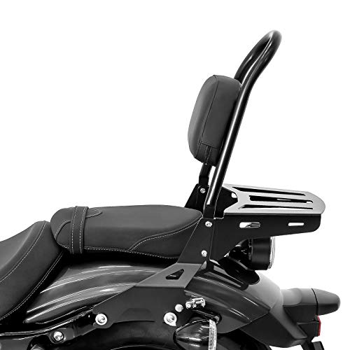 Sissybar Motorrad Craftride schwarz DK455 von Craftride