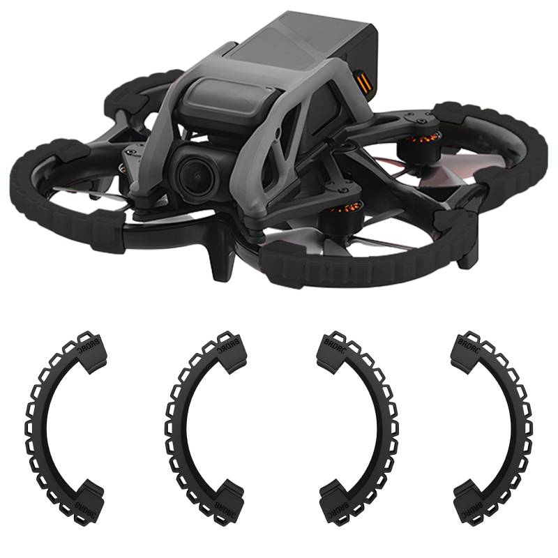 Craznick DJI Avata Propeller Guard Stoßstange: Schutz Stoßstange Ring Anti-Kollision Schlagschutz für DJI Avata FPV Drohnen Zubehör Schwarz von Craznick