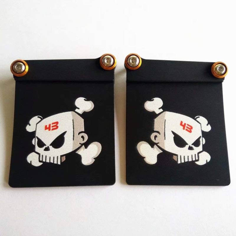 2pcs Rear Mud Flaps for Team Losi XXX-SCT Ten-SCTE 1/10 4WD Baja Rey Desert Truck von EPTNNASO