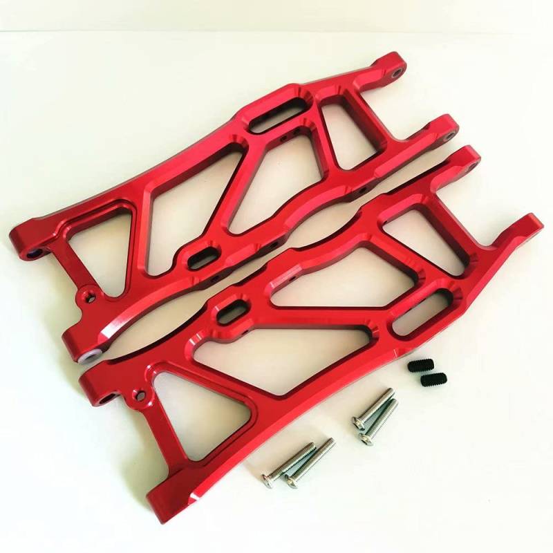 Aluminium Hintere Querlenker unten rot für Arrma 1/8 Kraton Outcast Talion Notorious 6S AR330249 von EPTNNASO
