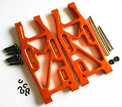 CrazyRacer for 1/10 Bullet MT/ST 3.0 Flux 101213 Upgrade Parts Aluminum Rear Suspension Arm - 1PR Set Orange von EPTNNASO