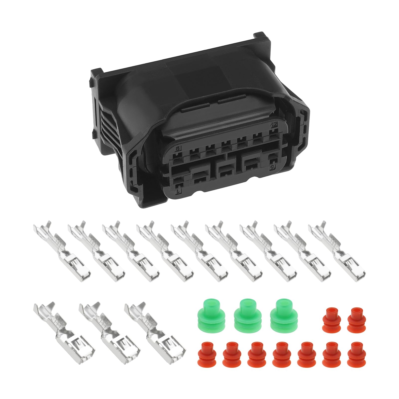 Create idea 12-poliger Auto Halogen Scheinwerfer Stecker Steckersatz 6925638 Kompatibel mit E60 G30 E63 F20 F30 E87 E90 E92 Enthält Anschlüsse Und Dichtungen für Scheinwerferbaugruppen Create idea 12-poliger Auto Halogen Scheinwerfer Stecker Steckersatz 6925638 Kompatibel mit E60 G30 E63 F20 F30 E87 E90 E92 Enthält Anschlüsse Und Dichtungen für Scheinwerferbaugruppen von Create idea