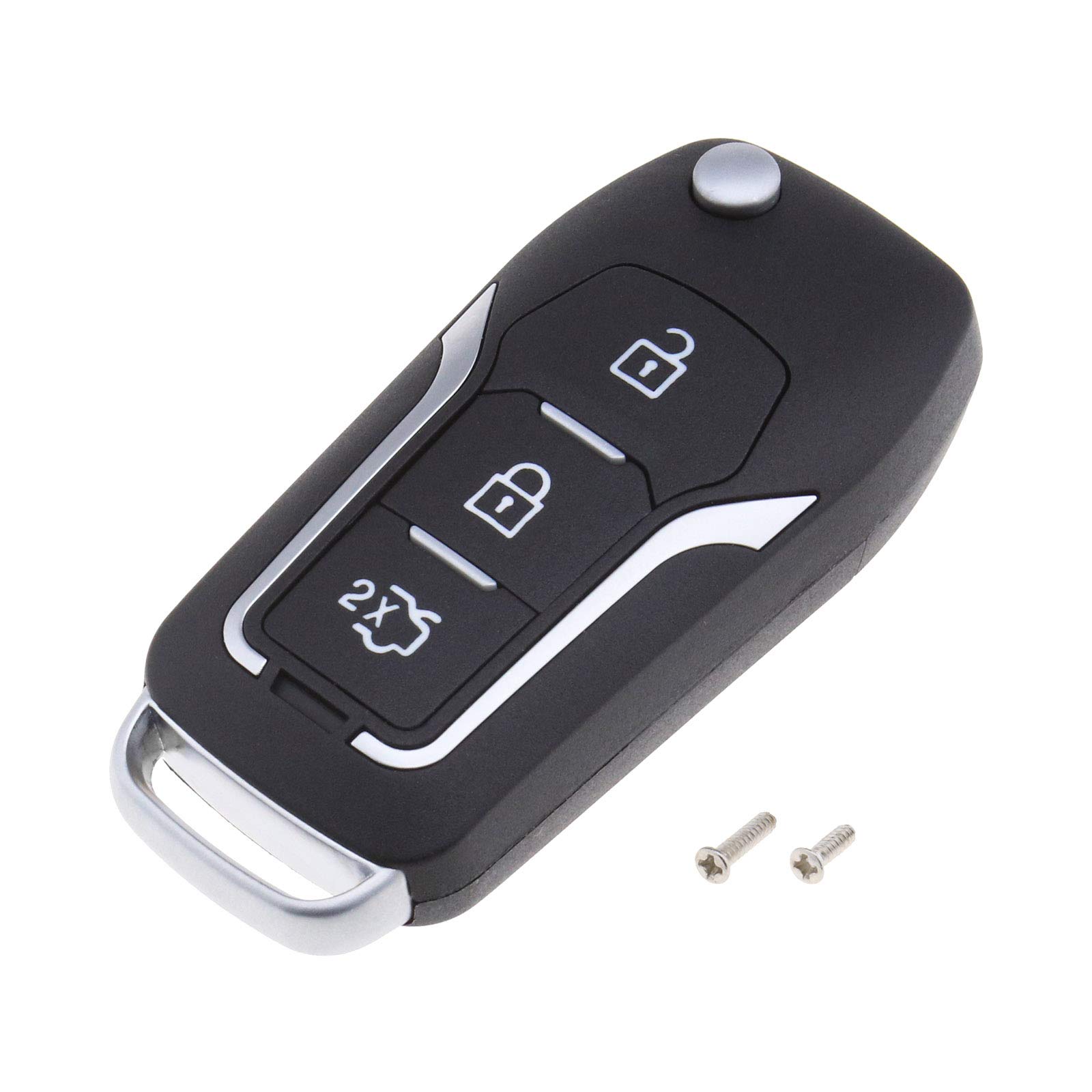 Create idea 3 Tasten Auto Fernbedienung Klappschlüssel Gehäuse Ersatz Gehäuse HU101 Schlüsselrohling Kompatibel mit Fiesta Mondeo Focus mit Schrauben Create idea 3 Tasten Auto Fernbedienung Klappschlüssel Gehäuse Ersatz Gehäuse HU101 Schlüsselrohling Kompatibel mit Fiesta Mondeo Focus mit Schrauben von Create idea