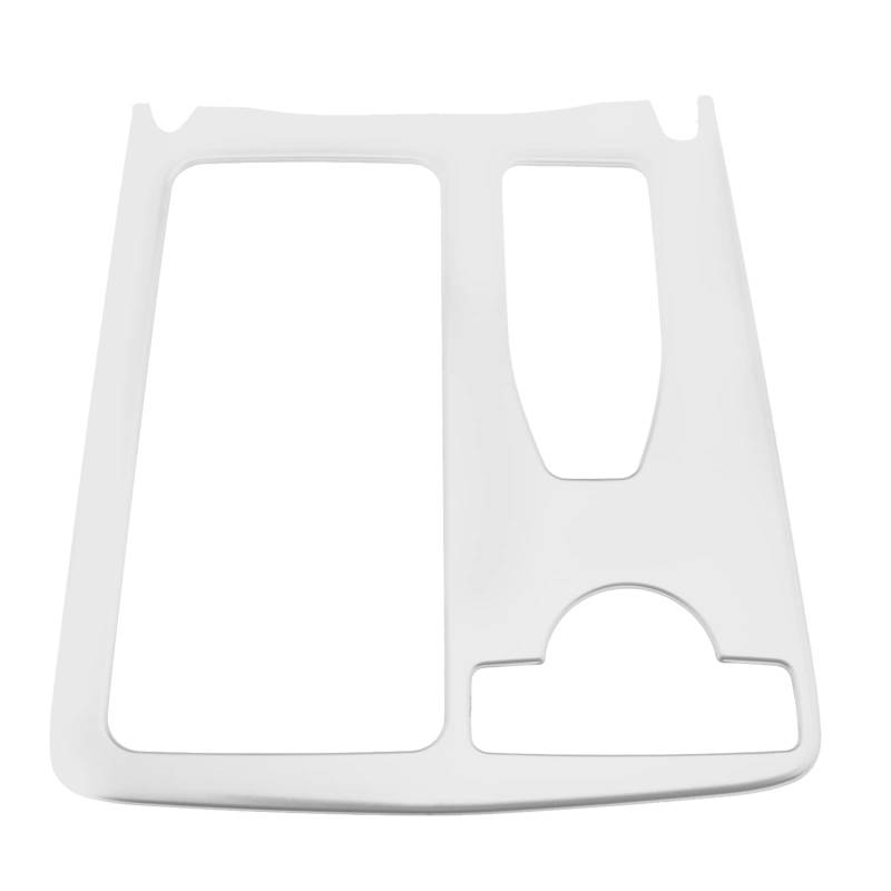 Create idea Auto Mittelkonsole Getränkehalter Rahmenverkleidung aus Edelstahl silbrig Kompatibel mit Mercedes Benz C-Klasse W204 E-Klasse W212 Linke Hand von Create idea