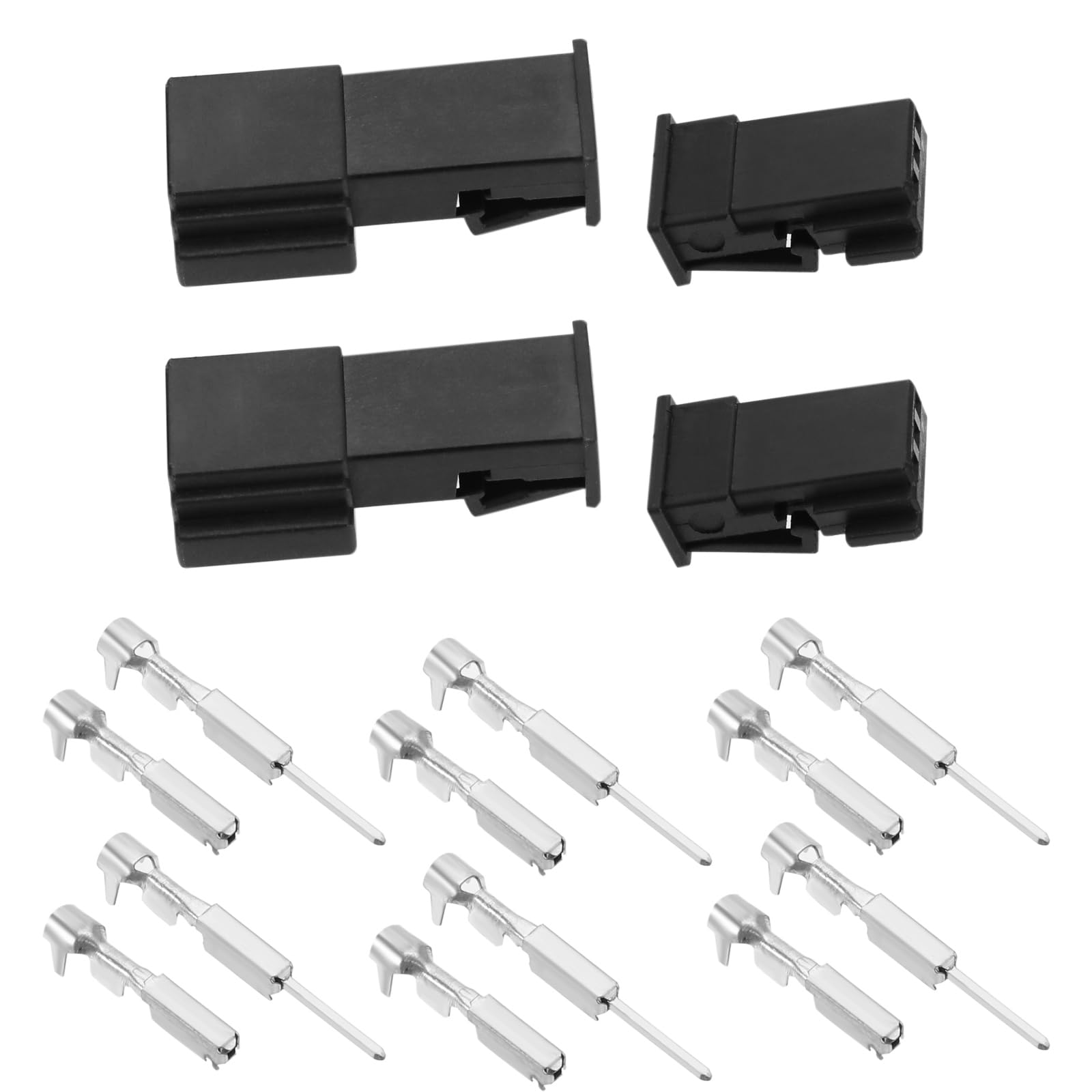 Create idea 2 Sets 3-poliger Autostecker, Stecker/Buchse für Autolautsprecher, Regensensor-Komponente 6905977 8377064, Kompatibel mit BMW, Kunststoff, Metall von Create idea