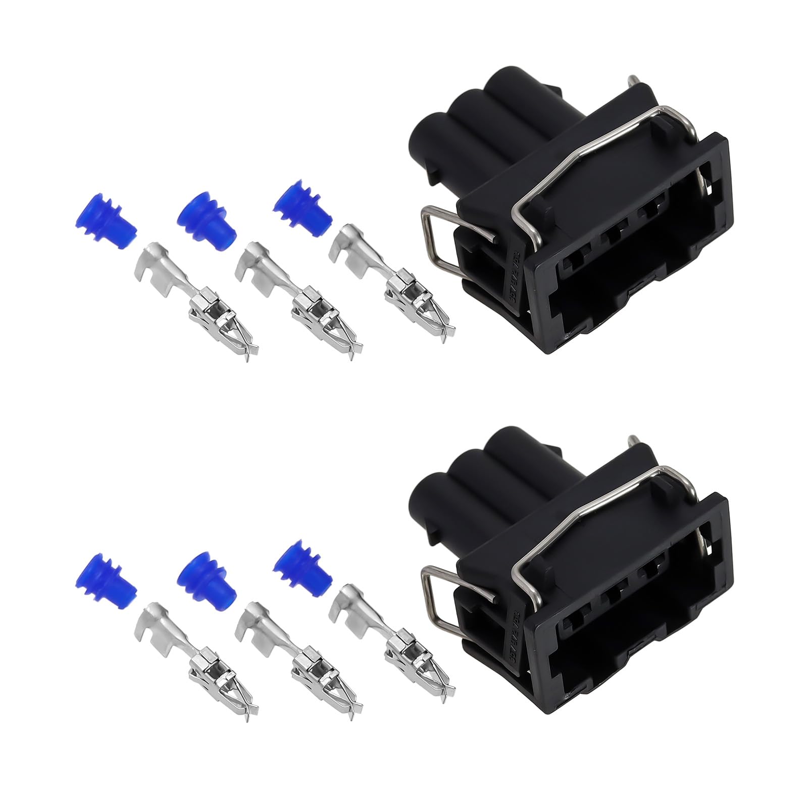 Create idea 2 St¨¹ck 3-poliger Auto Kabelbaum Stecker 357972753 Wasserdichter Elektrischer Stecker mit Anschl¨¹ssen Kompatibel mit VW Kompatibel mit Seat Kompatibel mit Skoda von Create idea