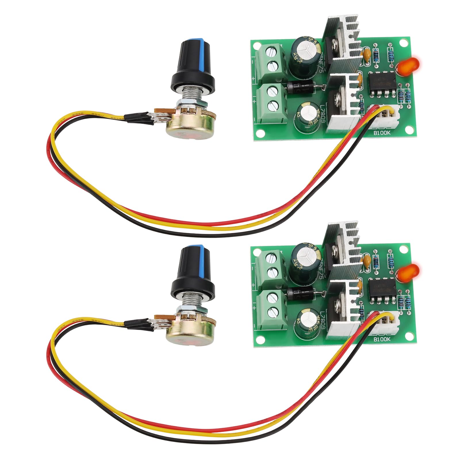 Create idea 2 Stück DC-Motordrehzahlreglerschalter PWM Einweg-Drehzahlregler Motorregler 12V24V 36V 3A für Lüfterkühlkörper 56x36x26mm Create idea 2 Stück DC-Motordrehzahlreglerschalter PWM Einweg-Drehzahlregler Motorregler 12V24V 36V 3A für Lüfterkühlkörper 56x36x26mm von Create idea