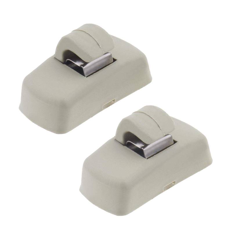Create idea 2 x Haken für Sonnenblende, kompatibel mit Transporter Caddy Golf Lupo Polo 3B0857561B 21312312231 von Create idea