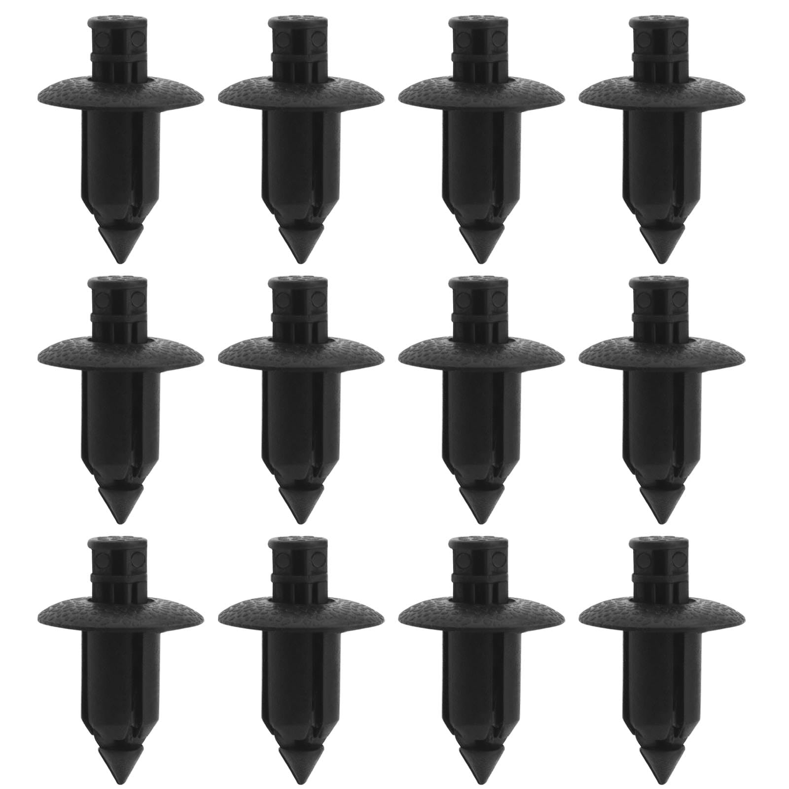 Create idea 50 Stück 8 mm Loch Motorrad Nieten Verkleidung Trim Clips Kunststoff Befestigungselemente Push Typ Halteclips Styling Clips Ersatzteile Schwarz von Create idea