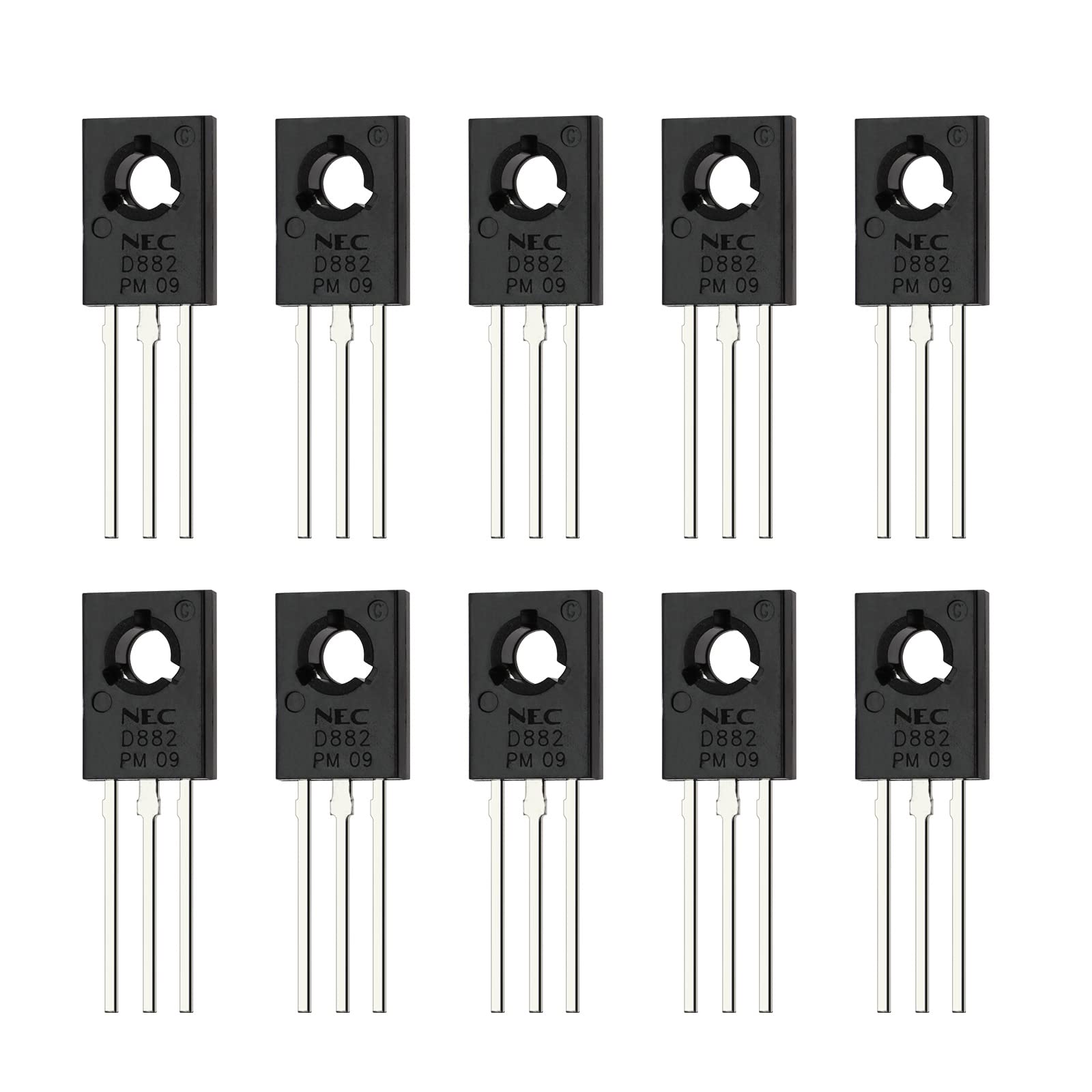 Create idea NPN-Transistor, Silikon, 3-polig, NEC TO-126, Halbleiterprodukte, 2SD882, 40 V, 3 A, 1,0 W, 10 Stück Create idea NPN-Transistor, Silikon, 3-polig, NEC TO-126, Halbleiterprodukte, 2SD882, 40 V, 3 A, 1,0 W, 10 Stück von Create idea