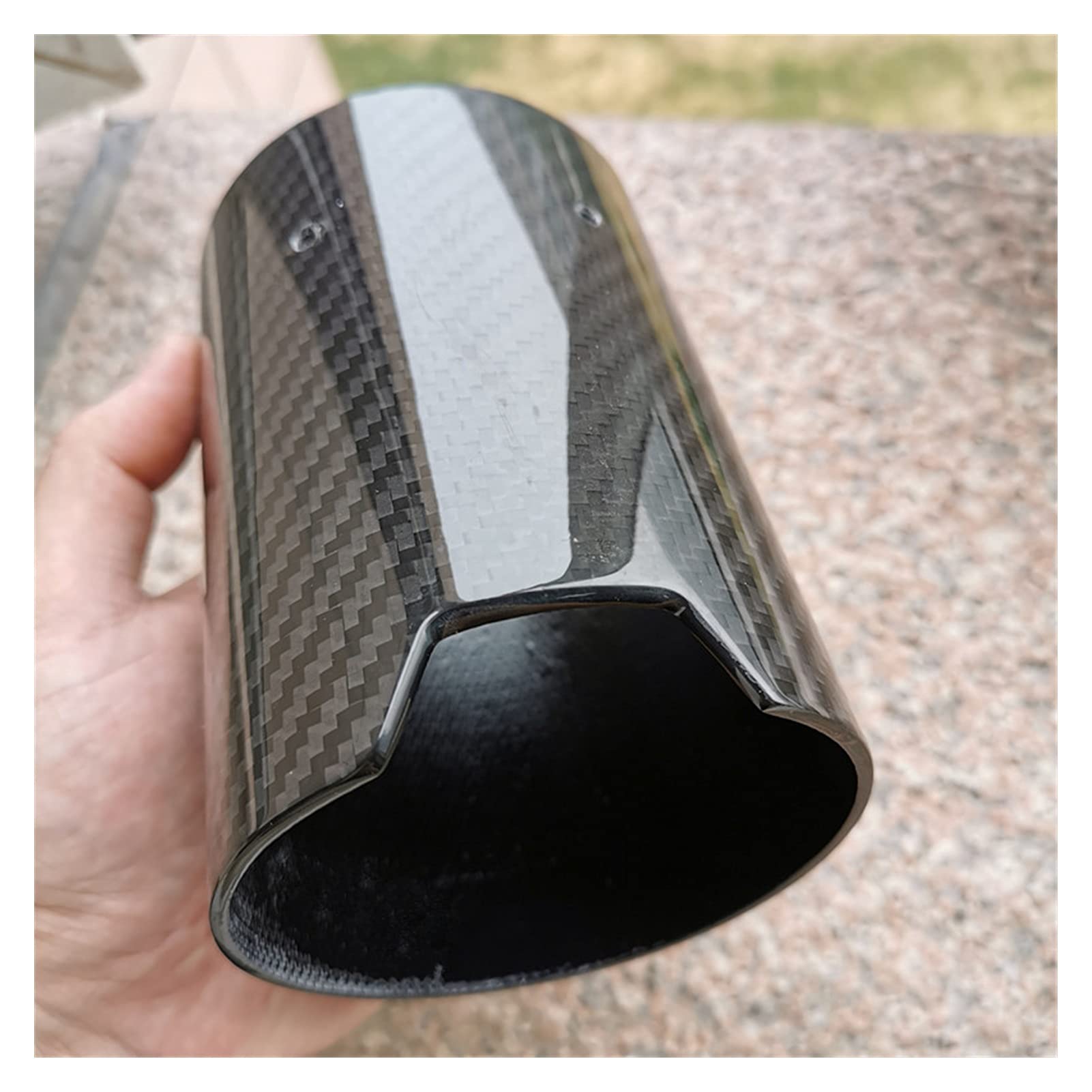 Auspuff Endrohr Edelstahl,Endschalldämpfer Endrohr 1 Stück M Style Auspuff-Schalldämpfer-Rohr-Spitze-Gehäuse Abgasspitze Gehäuse Auto Universal Auspuffrohr Kohlefaserabdeckung DIY-Abdeckung Auspuff Endrohr Edelstahl,Endschalldämpfer Endrohr 1 Stück M Style Auspuff-Schalldämpfer-Rohr-Spitze-Gehäuse Abgasspitze Gehäuse Auto Universal Auspuffrohr Kohlefaserabdeckung DIY-Abdeckung von Crepundia