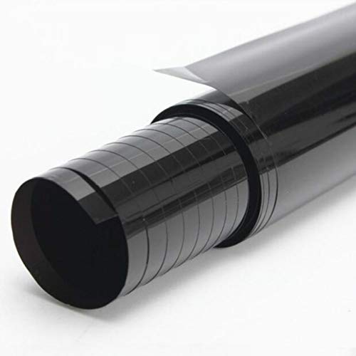 Auto Schutz Carbon Folie, 300x50cm Black Auto Fensterfolien Tönt Tinting Film Rolle Fenster Glas Sommer Solar UV Protector Aufkleber Filme Stärken Paket(5 Percent Clear) von Crepundia