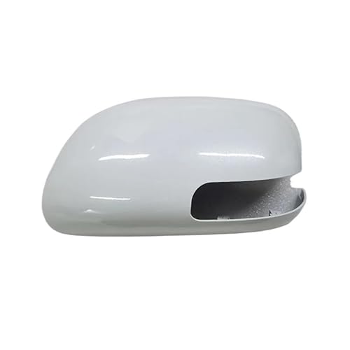 Auto Spiegelkappen,Außenspiegelkappen Passend Für Yaris 2007 2008 2009 2010 2011 2012 2013 Rückspiegelgehäuse Rückspiegelabdeckung Spiegelabdeckung(White2 Left) von Crepundia
