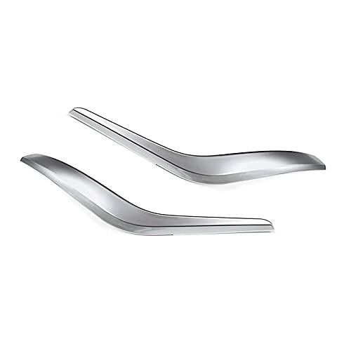 Auto Türgriff Innen Links Rechts, Gebrauch Passend für BMW X1 E84 Auto Innentürgriff Außenabdeckung Ersatz Innere Türen Panel Griff Balkenabdeckung(Silver) von Crepundia