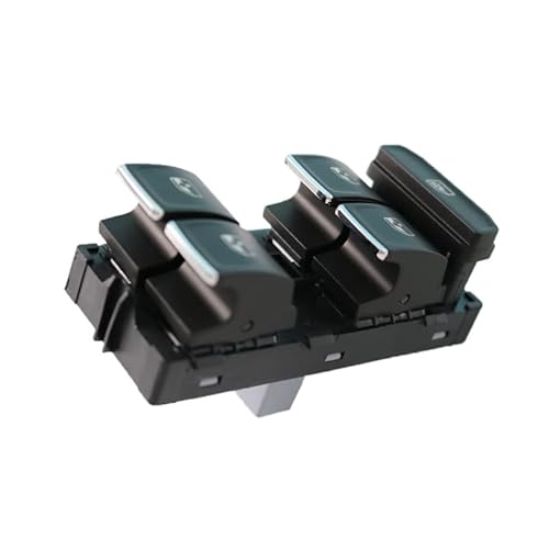 Elektrischer Fensterheber Knopf,Fensterheber Taste 5E0959857 Elektrische Power-Master-Fensterschalter-Schaltflächen Fit for Skoda Octavia 2013-2017 Auto Accessorie(3 pcs Switch) von Crepundia
