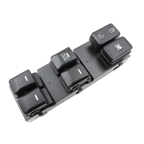 Elektrischer Fensterheber Knopf,Fensterheber Taste Auto Elektrische Leistung Fensterschalter Neue Fenstersteuerungstaste Fit for Kia Sportage 2011 2012 2013 2014 2015 OE # 93570-1X000.(Red) von Crepundia