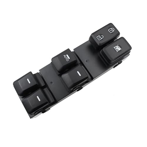 Elektrischer Fensterheber Knopf,Fensterheber Taste Auto Elektrische Leistung Fensterschalter Neue Fenstersteuerungstaste Fit for Kia Sportage 2011 2012 2013 2014 2015 OE # 93570-1X000.(White) von Crepundia