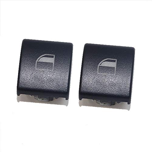 Elektrischer Fensterheber Knopf,Fensterheber Taste Fensterschalter-Abdeckung Fit Verwenden for BMW 3 Serie E46 (X5 X3) Power Fenster Button Switch Console Cover Caps von Crepundia
