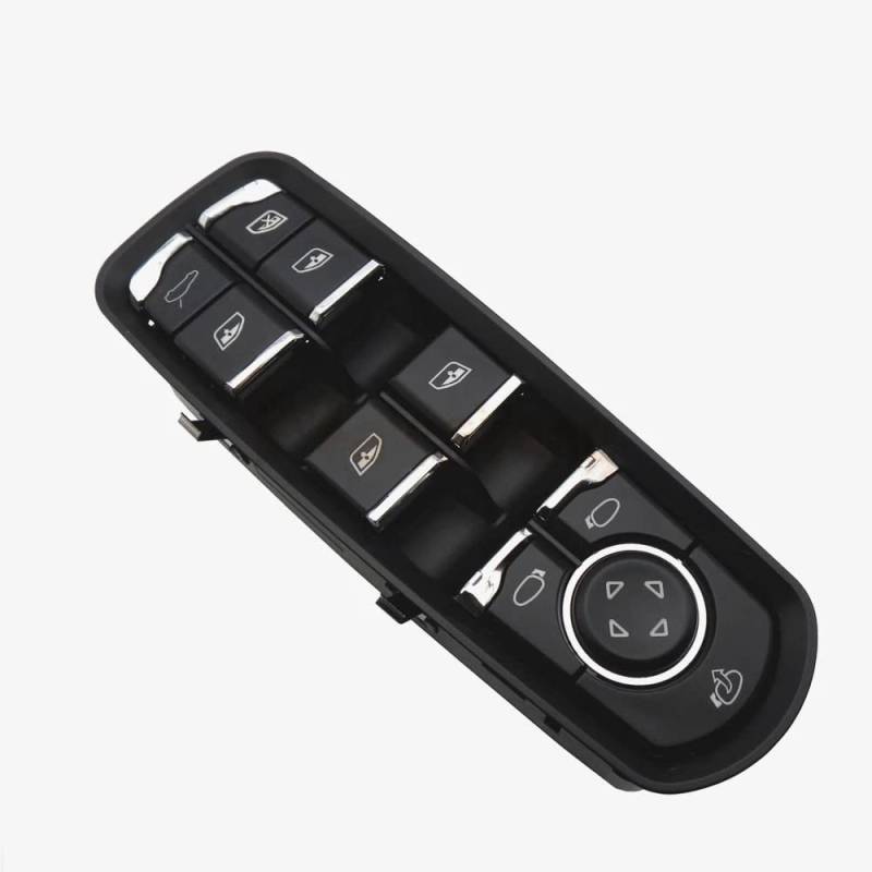 Elektrischer Fensterheber Knopf,Fensterheber Taste Türschalter der Haustür Schalter Taste Fit for Porsche Cayenne Macan Panamera 2011-2014 2015 2016 2017 7PP959858RDML 7PP959858MDML.(Style 1) von Crepundia