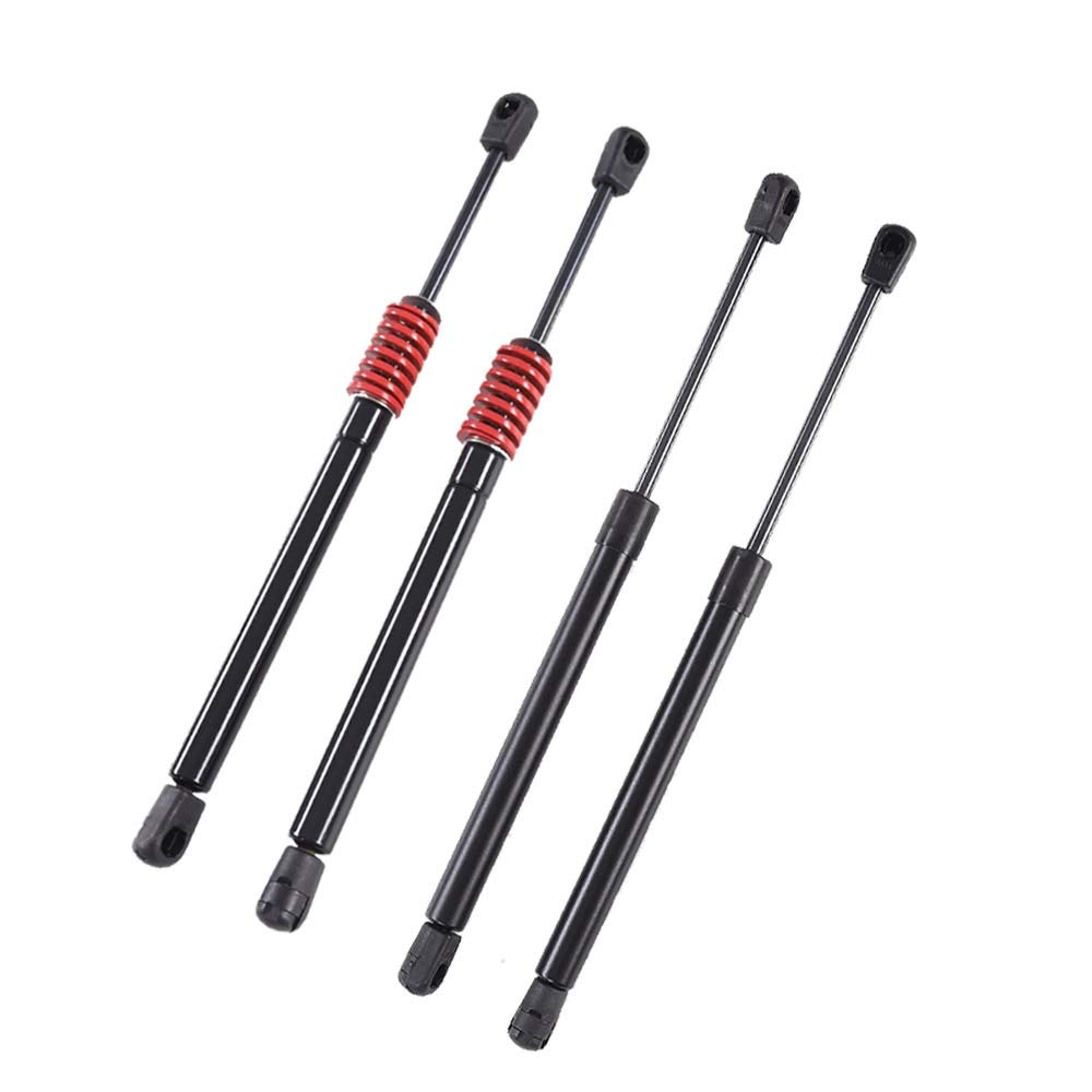 Gasfeder Motorhaube Dämpfer, Vorne Hinten Trunk Heckklappe Heckklappenautoaufzug Struts Auto Frühling Schock Hydraulische Rod Halter fit verwendung for Tesla Model(Kit) von Crepundia