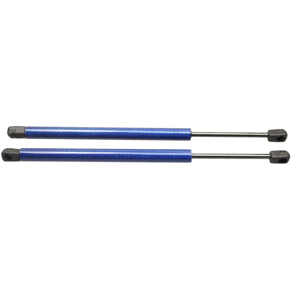 Gasfeder Motorhaube Dämpfer, for Nissan D40 for Pathfinder (R51) 2X Fronthaube Bonnet Modify Gas Struts Lift Shock Dämpfer(Blue Carbon Fiber) von Crepundia