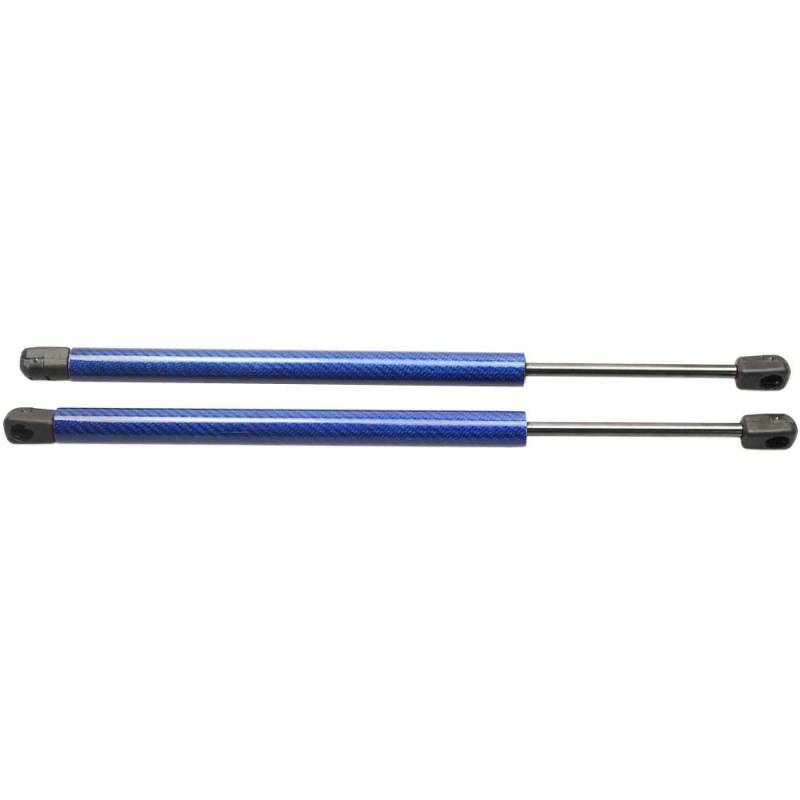 Gasfeder Motorhaube Dämpfer, for Nissan D40 for Pathfinder (R51) 2X Fronthaube Bonnet Modify Gas Struts Lift Shock Dämpfer(Blue Carbon Fiber) von Crepundia