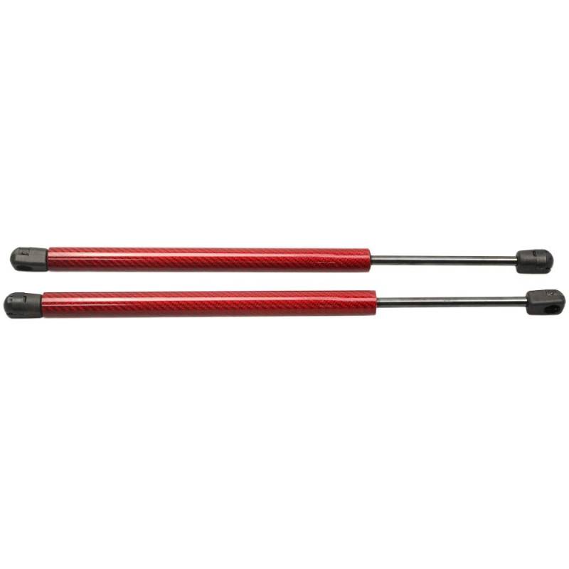 Gasfeder Motorhaube Dämpfer, for Nissan D40 for Pathfinder (R51) 2X Fronthaube Bonnet Modify Gas Struts Lift Shock Dämpfer(Red Carbon Fiber) von Crepundia