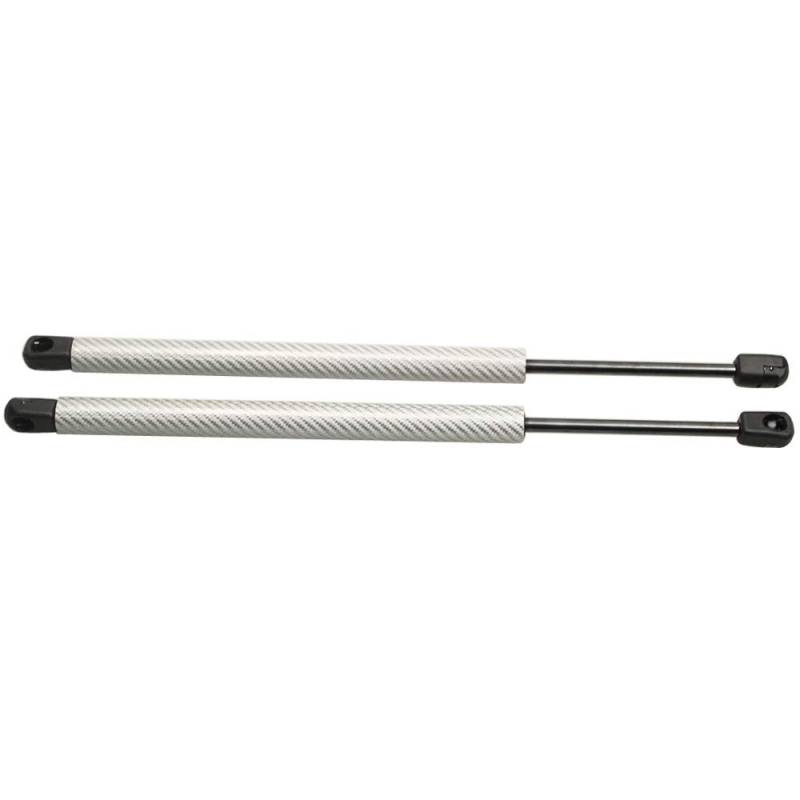 Gasfeder Motorhaube Dämpfer, for Nissan D40 for Pathfinder (R51) 2X Fronthaube Bonnet Modify Gas Struts Lift Shock Dämpfer(Silver Carbon Fiber) von Crepundia