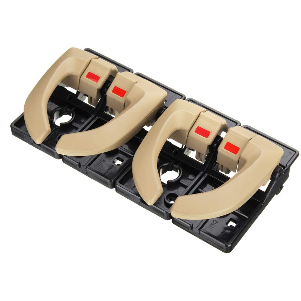 Innentürgriff Auto,Links Rechts 4 STÜCKE Auto Innenraum Inneren Türgriff Links rechts Ersatzsatz Fit Verwendung für Hyundai Tucson 2005-2009 Autozubehör 82620-2Z0 von Crepundia