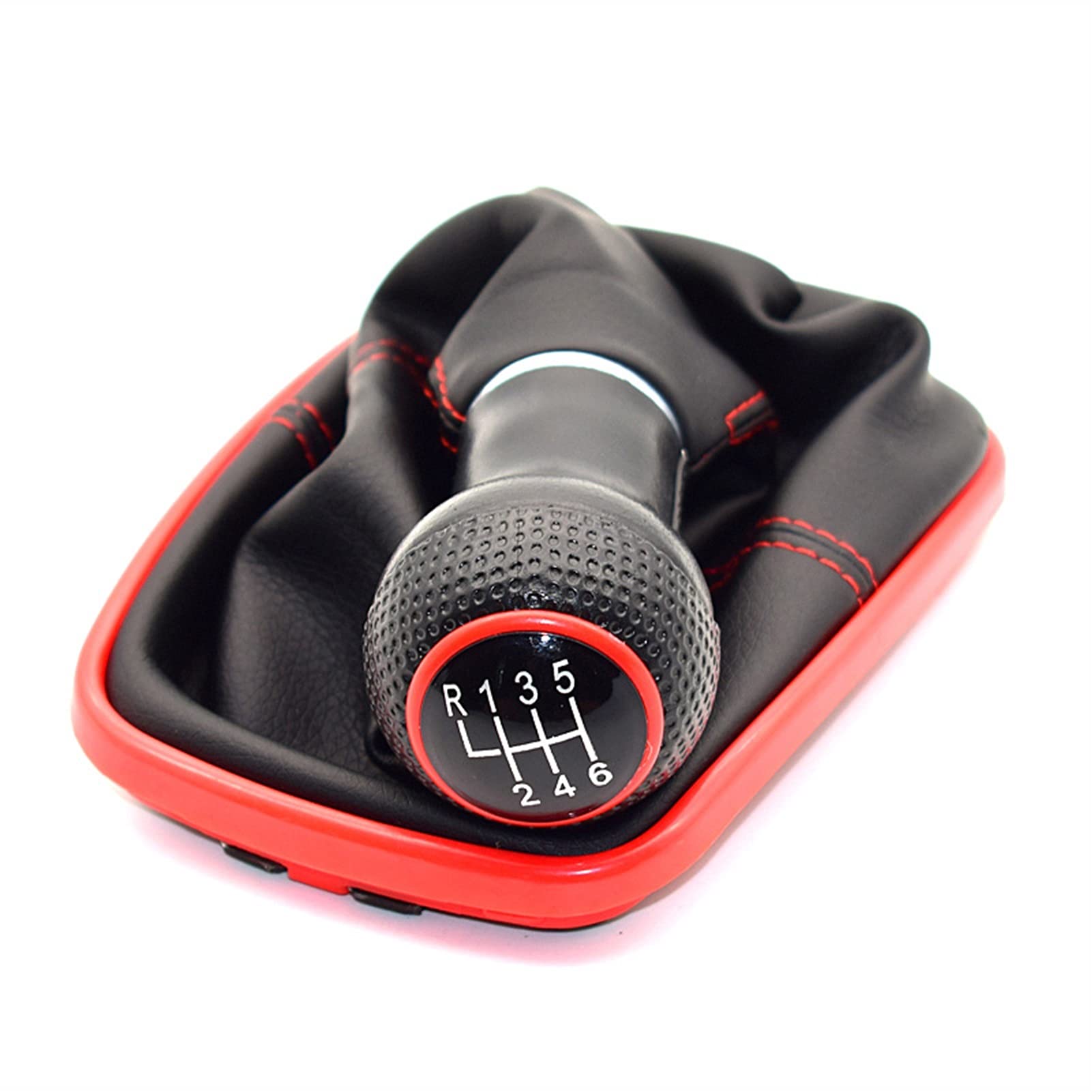Leder Schaltknauf mit Naht,Naht Schaltknauf Rahmen 5/6 Geschwindigkeit 12mm Getriebe Umschaltknopf Hebelschalter Gamer-Boot Passend Für Volkswagen VW Golf 4. IV MK4 GTI R32 Bora Jetta 1999-2004.(GTI 6 Leder Schaltknauf mit Naht,Naht Schaltknauf Rahmen 5/6 Geschwindigkeit 12mm Getriebe Umschaltknopf Hebelschalter Gamer-Boot Passend Für Volkswagen VW Golf 4. IV MK4 GTI R32 Bora Jetta 1999-2004.(GTI 6 von Crepundia