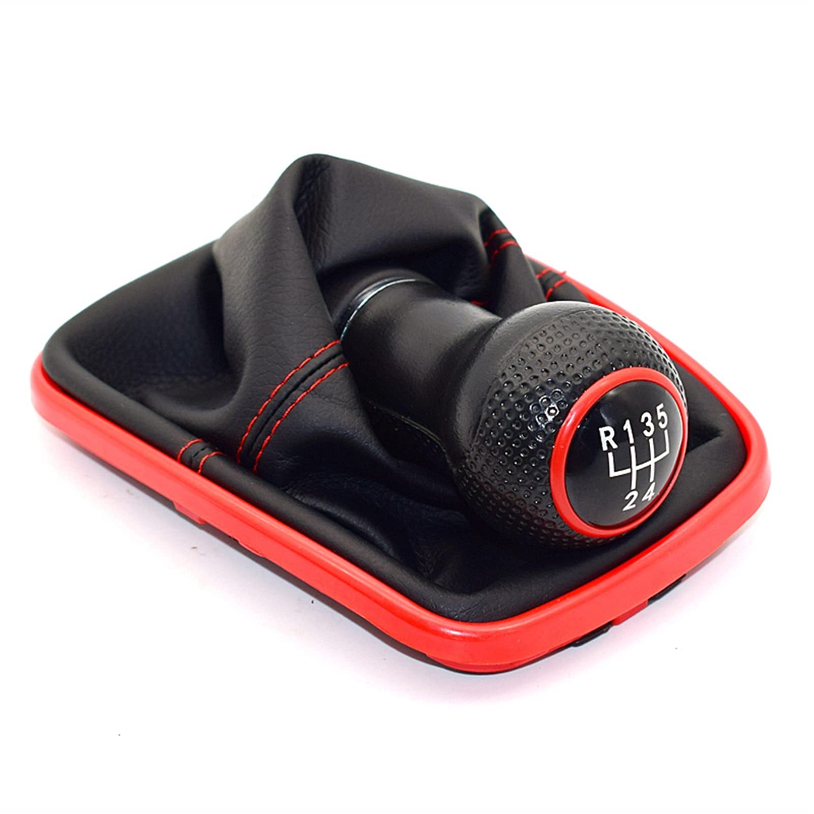 Leder Schaltknauf mit Naht,Naht Schaltknauf Rahmen 5/6 Geschwindigkeit 12mm Getriebe Umschaltknopf Hebelschalter Gamer-Boot Passend Für Volkswagen VW Golf 4. IV MK4 GTI R32 Bora Jetta 1999-2004.(GTI 5 Leder Schaltknauf mit Naht,Naht Schaltknauf Rahmen 5/6 Geschwindigkeit 12mm Getriebe Umschaltknopf Hebelschalter Gamer-Boot Passend Für Volkswagen VW Golf 4. IV MK4 GTI R32 Bora Jetta 1999-2004.(GTI 5 von Crepundia