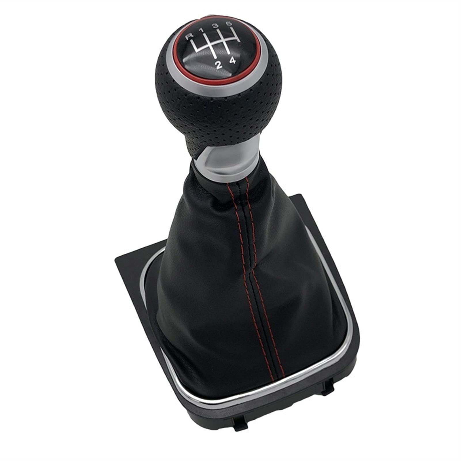 Leder Schaltknauf mit Naht,Naht Schaltknauf Rahmen 5/6 Geschwindigkeitsleder Auto Styling Gang Umschaltknopf Stick Cover Passend Für VW Golf MK5 MK6 Golf 5 6 A6 Kaninchen Jetta MK6 2009-2014(5 Speed M Leder Schaltknauf mit Naht,Naht Schaltknauf Rahmen 5/6 Geschwindigkeitsleder Auto Styling Gang Umschaltknopf Stick Cover Passend Für VW Golf MK5 MK6 Golf 5 6 A6 Kaninchen Jetta MK6 2009-2014(5 Speed M von Crepundia