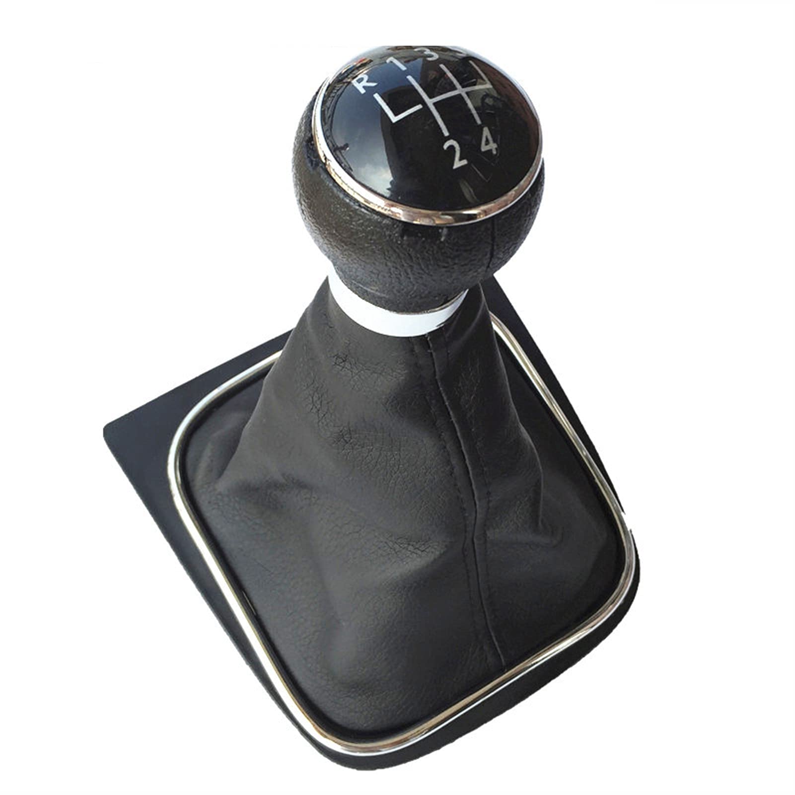 Leder Schaltknauf mit Naht,Naht Schaltknauf Rahmen 5/6 Geschwindigkeitsleder Auto Styling Gang Umschaltknopf Stick Cover Passend Für VW Golf MK5 MK6 Golf 5 6 A6 Kaninchen Jetta MK6 2009-2014(5 Speed M Leder Schaltknauf mit Naht,Naht Schaltknauf Rahmen 5/6 Geschwindigkeitsleder Auto Styling Gang Umschaltknopf Stick Cover Passend Für VW Golf MK5 MK6 Golf 5 6 A6 Kaninchen Jetta MK6 2009-2014(5 Speed M von Crepundia