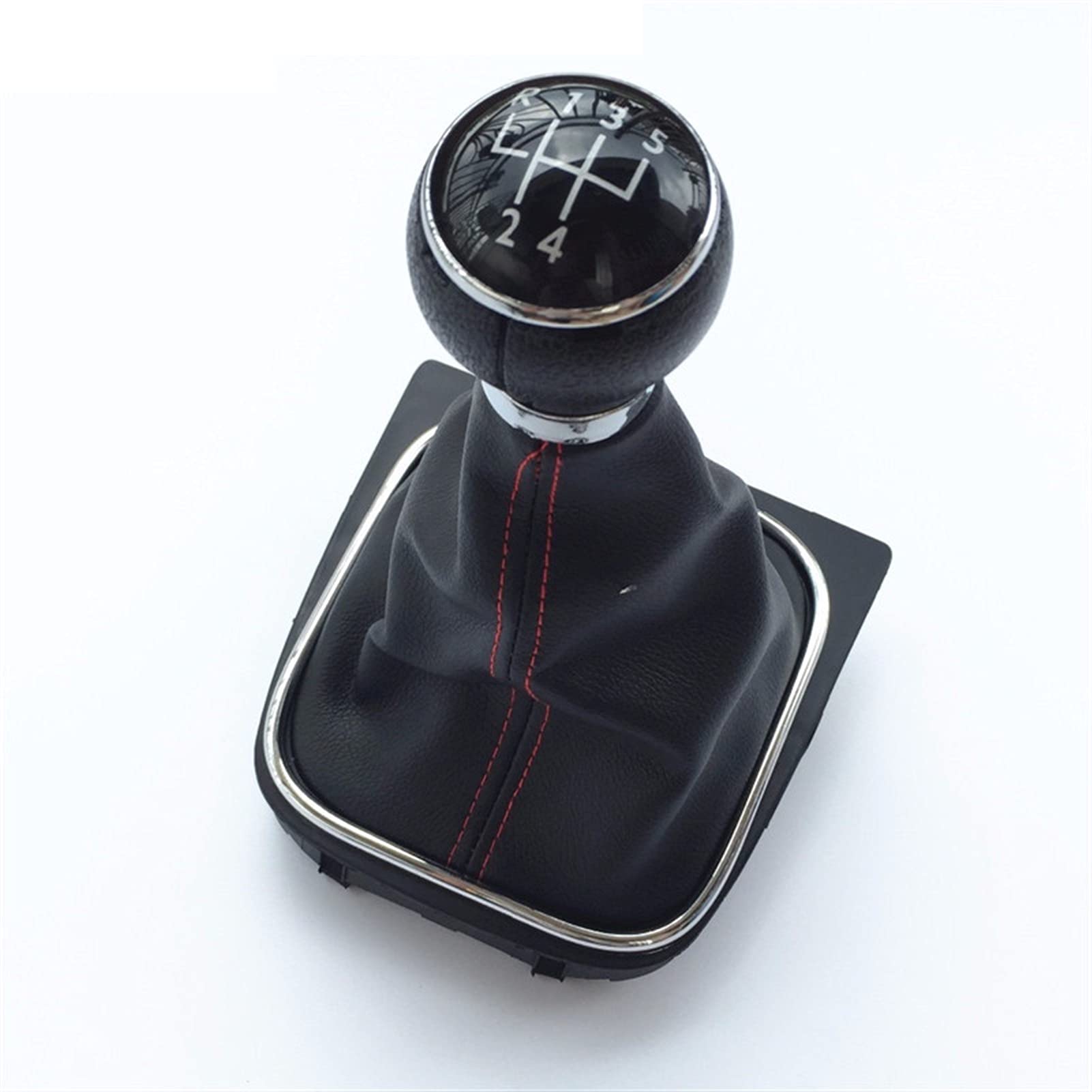 Leder Schaltknauf mit Naht,Naht Schaltknauf Rahmen 5/6 Geschwindigkeitsleder Auto Styling Gang Umschaltknopf Stick Cover Passend Für VW Golf MK5 MK6 Golf 5 6 A6 Kaninchen Jetta MK6 2009-2014(5 Speed M Leder Schaltknauf mit Naht,Naht Schaltknauf Rahmen 5/6 Geschwindigkeitsleder Auto Styling Gang Umschaltknopf Stick Cover Passend Für VW Golf MK5 MK6 Golf 5 6 A6 Kaninchen Jetta MK6 2009-2014(5 Speed M von Crepundia