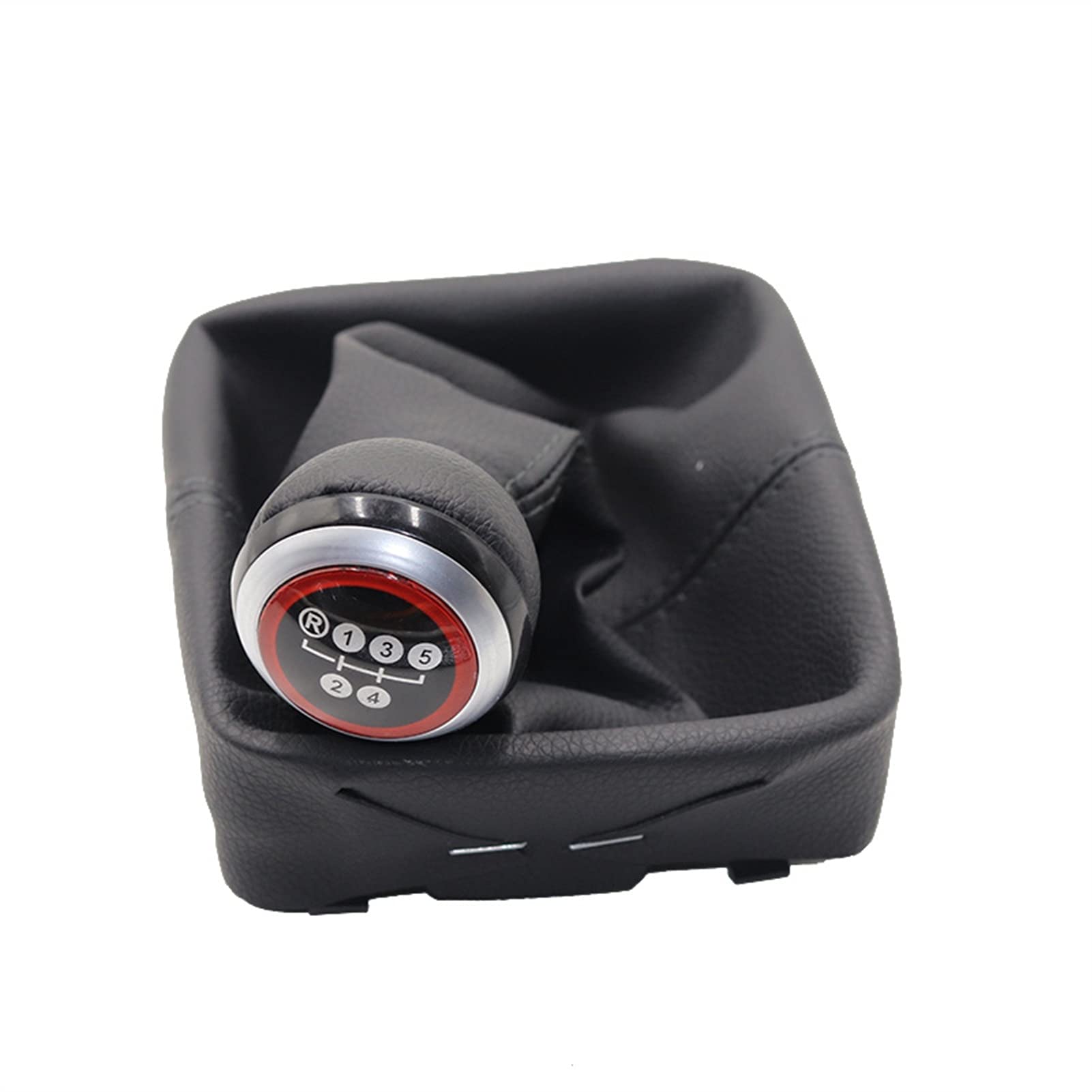Leder Schaltknauf mit Naht,Naht Schaltknauf Rahmen 5 Geschwindigkeitsauto-Gang-Umschaltknopf Mit Gaitor-Boot-Abdeckung Passend Für VW. Polo 9N 9N2 2002-2009 GAITOR Shift Boot Gamer/Frame/Chrome(Ty Leder Schaltknauf mit Naht,Naht Schaltknauf Rahmen 5 Geschwindigkeitsauto-Gang-Umschaltknopf Mit Gaitor-Boot-Abdeckung Passend Für VW. Polo 9N 9N2 2002-2009 GAITOR Shift Boot Gamer/Frame/Chrome(Ty von Crepundia