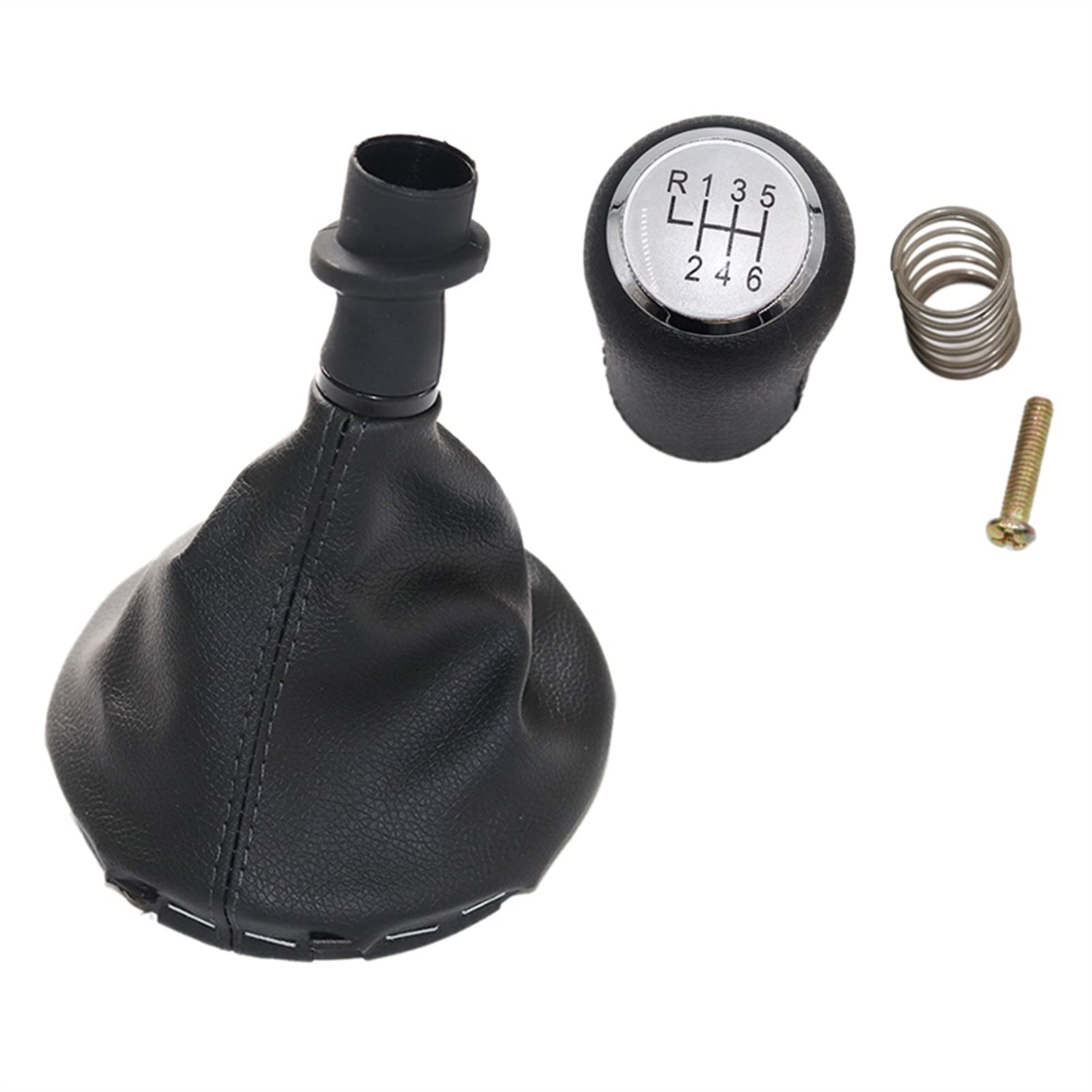 Leder Schaltknauf mit Naht,Naht Schaltknauf Rahmen Auto-Gang-Umschaltknopf 5/6 Geschwindigkeitsgetriebehebel-Stick-Gaiter-Boot-Abdeckung Passend Für VW. Transporter. T5 T5.1 T6 2003 2005-2015(6 Speed Leder Schaltknauf mit Naht,Naht Schaltknauf Rahmen Auto-Gang-Umschaltknopf 5/6 Geschwindigkeitsgetriebehebel-Stick-Gaiter-Boot-Abdeckung Passend Für VW. Transporter. T5 T5.1 T6 2003 2005-2015(6 Speed von Crepundia