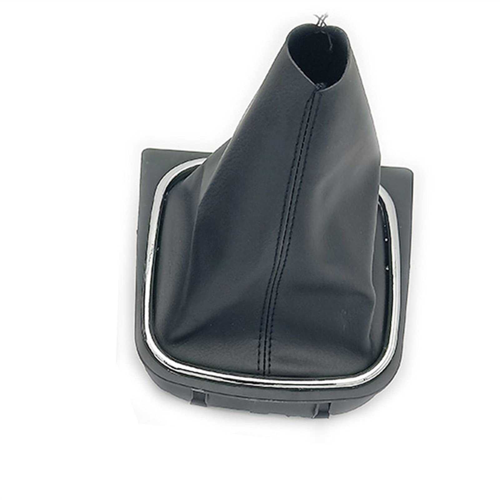 Leder Schaltknauf mit Naht,Naht Schaltknauf Rahmen Auto-Handbuch 5/6 Geschwindigkeitsgetriebe-Umschaltknopf Mit Schwarzer Boot-Cover-Kragen-Passend Für VW. Jetta 5 6. Golf 6 VI MK5 MK6 2005-2014(Gear Leder Schaltknauf mit Naht,Naht Schaltknauf Rahmen Auto-Handbuch 5/6 Geschwindigkeitsgetriebe-Umschaltknopf Mit Schwarzer Boot-Cover-Kragen-Passend Für VW. Jetta 5 6. Golf 6 VI MK5 MK6 2005-2014(Gear von Crepundia