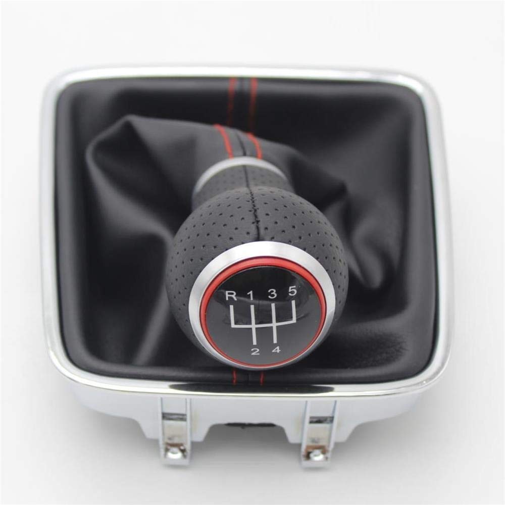 Leder Schaltknauf mit Naht,Naht Schaltknauf Rahmen Passend Für VW Golf Plus 2005 2006 2007 2008 2009 2009 2011 2012 2012 2013 2014 Auto-Styling 5/6 Geschwindigkeitsauto-Gang-Stick-Schaltknöpfe-Lederst Leder Schaltknauf mit Naht,Naht Schaltknauf Rahmen Passend Für VW Golf Plus 2005 2006 2007 2008 2009 2009 2011 2012 2012 2013 2014 Auto-Styling 5/6 Geschwindigkeitsauto-Gang-Stick-Schaltknöpfe-Lederst von Crepundia