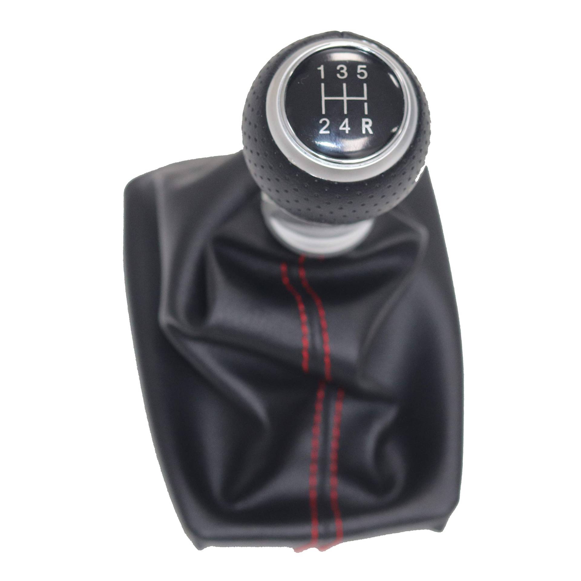 Leder Schaltknauf mit Naht,Naht Schaltknauf Rahmen Rote Linie Auto-Gang-Umschaltknopf-Gamer-Boot-Abdeckungs-Passend Für A4 8E B6 B7 2000 2001 2002 2002 2003 2004 2005 2006 2007 2008 2008(12345R silver Leder Schaltknauf mit Naht,Naht Schaltknauf Rahmen Rote Linie Auto-Gang-Umschaltknopf-Gamer-Boot-Abdeckungs-Passend Für A4 8E B6 B7 2000 2001 2002 2002 2003 2004 2005 2006 2007 2008 2008(12345R silver von Crepundia