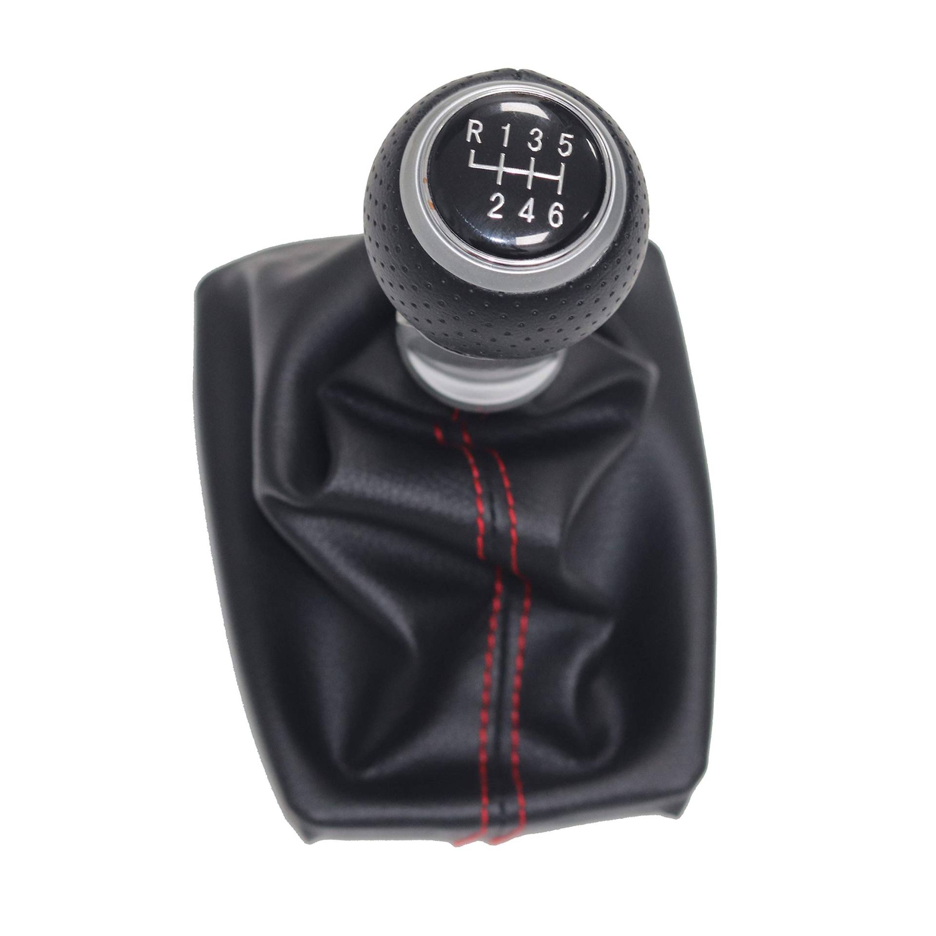 Leder Schaltknauf mit Naht,Naht Schaltknauf Rahmen Rote Linie Auto-Gang-Umschaltknopf-Gamer-Boot-Abdeckungs-Passend Für A4 8E B6 B7 2000 2001 2002 2002 2003 2004 2005 2006 2007 2008 2008(R123456 silve Leder Schaltknauf mit Naht,Naht Schaltknauf Rahmen Rote Linie Auto-Gang-Umschaltknopf-Gamer-Boot-Abdeckungs-Passend Für A4 8E B6 B7 2000 2001 2002 2002 2003 2004 2005 2006 2007 2008 2008(R123456 silve von Crepundia