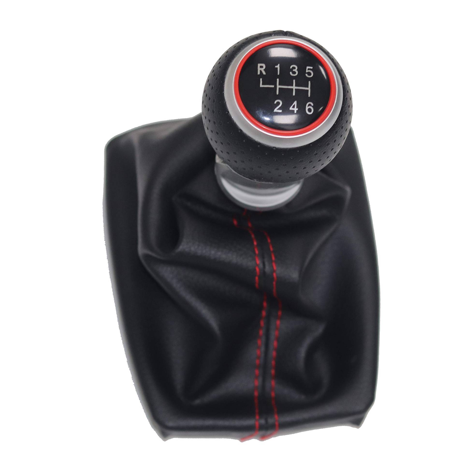 Leder Schaltknauf mit Naht,Naht Schaltknauf Rahmen Rote Linie Auto-Gang-Umschaltknopf-Gamer-Boot-Abdeckungs-Passend Für A4 8E B6 B7 2000 2001 2002 2002 2003 2004 2005 2006 2007 2008 2008(R123456 red) Leder Schaltknauf mit Naht,Naht Schaltknauf Rahmen Rote Linie Auto-Gang-Umschaltknopf-Gamer-Boot-Abdeckungs-Passend Für A4 8E B6 B7 2000 2001 2002 2002 2003 2004 2005 2006 2007 2008 2008(R123456 red) von Crepundia