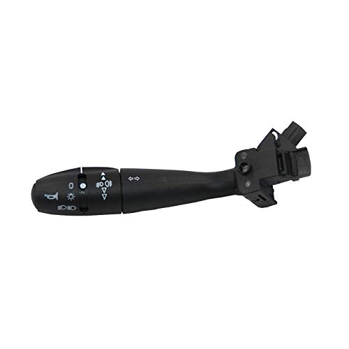 Lenkstockschalter Blinkerschalter, 96477533XT 96608841XT Auto Blinker Schalter Lenksäule Hupe Auto for Den Einsatz Mit 1007 206 207 307 406 407 807(Horn Fog) von Crepundia